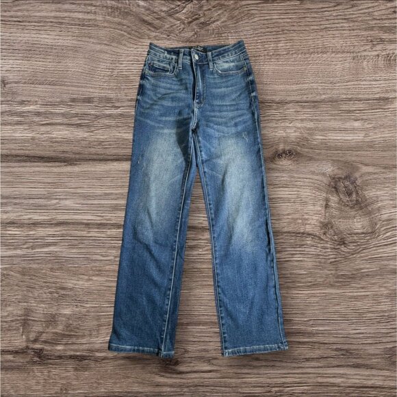 Judy Blue Denim - NWOT Judy Blue Dad Jeans Womens 26 Medium Wash Blue Straight Leg JB88531MD